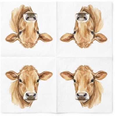 Servilletas Papel Vaca 33x33cm 20 uds Servilletas Papel Vaca 33x33cm 20 uds