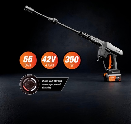 Hidrolimpiadora a Bater�a Altuna AH02 | Kit 18V con Bater�a 4Ah y Cargador