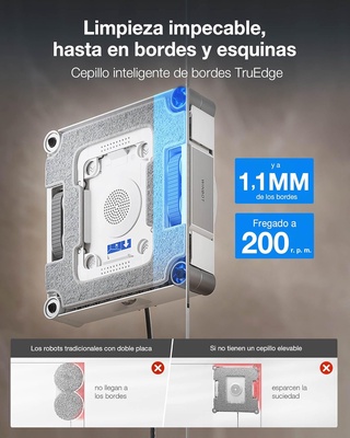 Ecovacs Winbot W3 Omni Robot Limpiacristales con Estacion Multifuncion