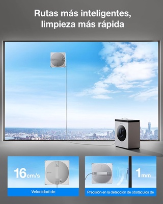 Ecovacs Winbot W3 Omni Robot Limpiacristales con Estacion Multifuncion
