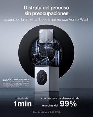 Ecovacs Winbot W3 Omni Robot Limpiacristales con Estacion Multifuncion