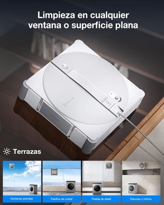 Ecovacs Winbot W3 Omni Robot Limpiacristales con Estacion Multifuncion