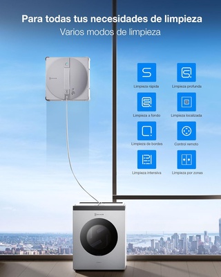 Ecovacs Winbot W3 Omni Robot Limpiacristales con Estacion Multifuncion