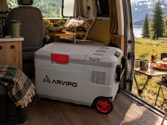 Nevera Camper ARVIPO FR37 28L 12V/220V | Fr�o, Congelador y Calor